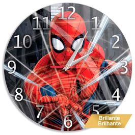 ERT GROUP Reloj de Pared Spiderman Marvel 30.5cm Mecanismo Silencioso con Revestimiento Brillante Precio: 20.50000029. SKU: S5616370
