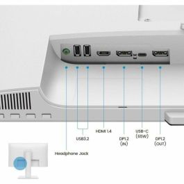 BenQ GW2786TC 27" Monitor IPS FHD 1080p 100Hz USB-C 65W, Ergonómico, Eye-Care, Hub USB, HDMI, DP, Blanco (9H.LMNLB.QBE)