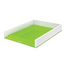 Leitz Bandeja Sobremesa Wow Dual A4 Plástico Verde-Blanco Precio: 9.89000034. SKU: B13AZBEJ52