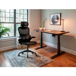 Q-connect Silla de Dirección Sorrento Malla Negro Altura Máx 1360 mm, 600x650 mm