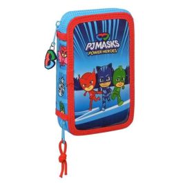 Plumier Doble PJ Masks Azul 12.5 x 19.5 x 4 cm (28 piezas) Plumier Doble PJ Masks Azul 12.5 x 19.5 x 4 cm (28 piezas)