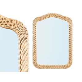 Giftdecor Espejo rectangular de Rattan y Vidrio 71x51 cm (Set de 4) Precio: 74.50000008. SKU: B1AT44DZWB