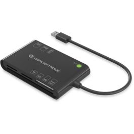 Conceptronic Lector de Tarjetas Externo USB 3.2 Gen 1 Negro Compatible con SD, microSD, MMC, MS Micro Precio: 21.99000034. SKU: B1DJK8GBC3