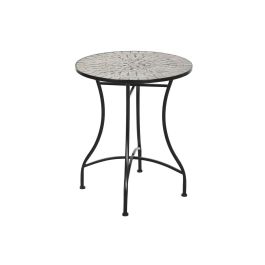 Mesa Terraza Y Jardin DKD Home Decor Multicolor Negro 60 x 72 x 60 cm