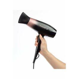 Remington Secador de Pelo Rose Shimmer 2200W Negro/Rosa con Gancho para Colgar