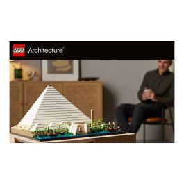 LEGO 21058 Architecture La Gran Pirámide de Giza, modelo de hobby creativo para construir, monumento mundial y decoración