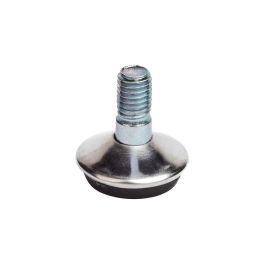 Rei mod.402 .2-402 - Blister con 4 niveladores para pata en acero zincado, compatible con modelos 400g y 401g, 32x32x21mm