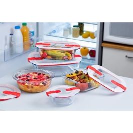 Pyrex Cook&Heat Hermético Rectangular Vidrio Boro 24x15,5x7 cm - 1.1 L