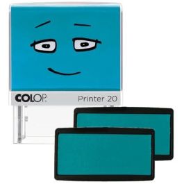 COLOP 164855 Cojín para sello mint COLOP NIO Ersatz Stempelkissen, 2 piezas