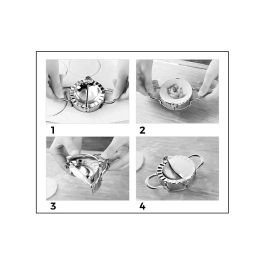 Molde para empanadillas 9.5 cm Quttin (12 Unidades) Molde para empanadillas 9.5 cm Quttin (12 Unidades)