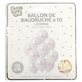 Juego De 10 Globos Unicornio Party Time