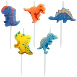 Juego De 5 Velas Aniversario Dinos Party Time Precio: 2.50000036. SKU: B148AA9FL7