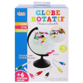 Globo terráqueo de niños para colorear