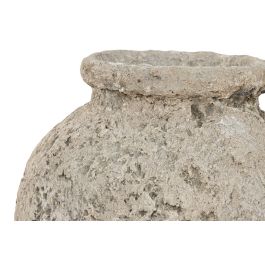 Jarron Item Home DKD Home Decor Gris 25 x 50 x 25 cm Jarron Item Home DKD Home Decor Gris 25 x 50 x 25 cm