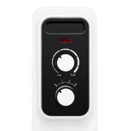 Orbegozo Radiador de Aceite RL 1500 - 1500W, 7 Elementos Caloríficos, 3 Potencias de Calor, Termostato Regulable, Protección Sobrecarga y Antivuelco