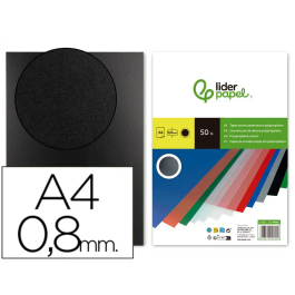 Liderpapel Tapa Encuadernacion Polipropileno Din A4 0.8mm Negro Opaco Paquete 50 Unidades Precio: 19.94999963. SKU: B1FVB3ECCM