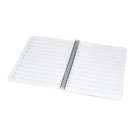 Cuaderno Espiral Liderpapel Cuarto Pautaguia Tapa Blanda 40H 75 gr Cuadro Pautado 4 mm Colores Surtidos 10 unidades