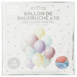 Juego De 10 Globos Color Pastel Party Time