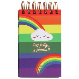 Libreta Con Espiral A6 Arcoiris cmP General Precio: 2.50000036. SKU: B1EXCH5K5X