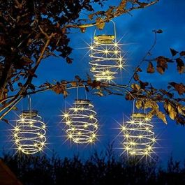 Spiralight Smart Garden Solar Linterna - Paquete de 4 Spiralight Smart Garden Solar Linterna - Paquete de 4