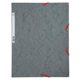 Carpeta De Gomas Y Solapas Exacompta Autentica Cartulina Lustrada A4 Con Etiqueta Gris Precio: 2.50000036. SKU: B1FK4EWFYL
