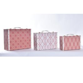 DKD Home Decor Caja Sixties Naranja Blanco 31 x 15 x 40 cm Set de 3 Precio: 36.18384. SKU: S3032124