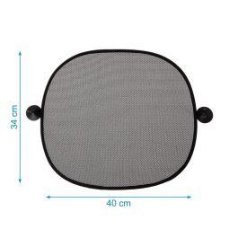 KioKids Parasol Coche Negro Protección Solar Bebé Sin Ventosa Plegable con Bolsita para Niños +0 Meses KioKids Parasol Coche Negro Protección Solar Bebé Sin Ventosa Plegable con Bolsita para Niños +0 Meses