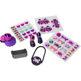 Muñeca - LANSAY - 55103 - Decora Girlz - Mini Muñecas de Moda para Personalizar - Luna