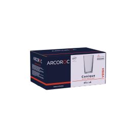 Arcoroc - Set 6 Vasos Altos Conique de Vidrio 47 cL Transparente | Aptos Lavavajillas y Microondas | Fabricado en Francia