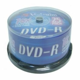 Verbatim dvd-r, 4.7gb, 16x, 25 pack spindle, superficie matt silver Precio: 15.94999978. SKU: B19R5MK7HK