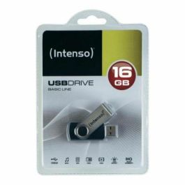 Memoria USB INTENSO 3503480 32 GB Llavero Negro Negro/Plateado 32 GB DDR3 SDRAM Precio: 9.9499994. SKU: S0200521