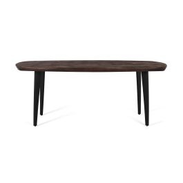 Giner y Colomer Mesa de Comedor Ovalada en Madera de Mango 200 cm Nogal Oscuro Negro Precio: 846.9879. SKU: B1D964LJG4