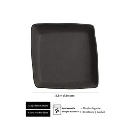 Io Grafito Plato 21X21 Cm (6 Unidades) Io Grafito Plato 21X21 Cm (6 Unidades)