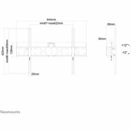 Soporte TV Neomounts LFD-W2640MP 75" 37" 35 kg Soporte TV Neomounts LFD-W2640MP 75" 37" 35 kg