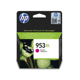 HP Tinta F6U17AE Nº953XL Magenta Cartucho de Tinta Original Alto Rendimiento (XL) 1600 páginas