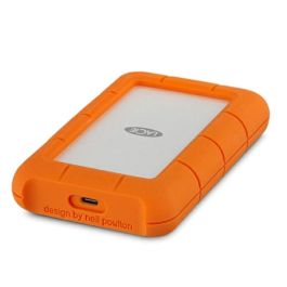 LaCie STFR4000800 Disco Duro Externo Rugged 4TB USB-C, USB 3.2, Compatible con Windows y macOS