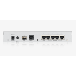 Zyxel Firewall USG FLEX 100 | USGFLEX100-EU0111F | 900Mbit/s Firewall, 270Mbit/s VPN, 4 LAN/DMZ Ports, 1 WAN, 1 SFP, 1 USB