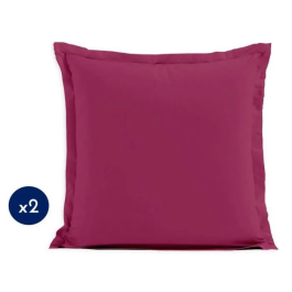 Lovely Home LH71604 Juego de 2 Fundas de Almohada, 73 x 73 cm, Fucsia Precio: 19.59000043. SKU: B1DFY9X5H6