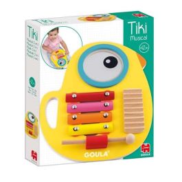 Goula Juego Musical Tiki 3 en 1: Xilófono, Tambor y Güiro de Madera. Instrumento Educativo Pájaro para Niños a partir de 13 Meses Precio: 15.96232. SKU: S2403440