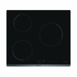 BRANDT BPI6310B - Placa de inducción - 3 zonas - 4600W - L58 x D51cm - Revestimiento de vidrio - Negro