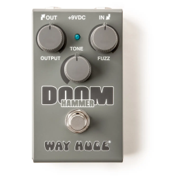 WAYHUGE Doom Hammer Fuzz Pedal - Pedal de Efectos para Guitarra con Control de Tono, Salida y Fuzz, Modelo Way Huge Doom Hammer