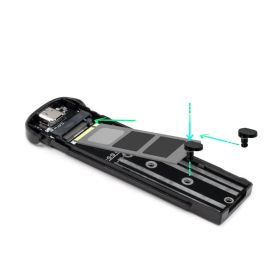TooQ TQE-2201B Caja Externa USB 3.1 Gen2 para SSD M.2 NVMe PCIe (2230/2242/2260/2280) Sin Tornillos, Incluye Cables USB-C y USB-A, Negro TooQ TQE-2201B Caja Externa USB 3.1 Gen2 para SSD M.2 NVMe PCIe (2230/2242/2260/2280) Sin Tornillos, Incluye Cables USB-C y USB-A, Negro