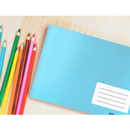 Liderpapel Libreta Smart A5 Apaisado 32 Hojas 60gr Cuadro 4mm con Margen