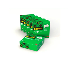 Scotch Cinta Adhesiva Magic Invisible 33 mt x 19 mm Pack 6 Unidades Precio: 18.69000001. SKU: B14GZYZE2E
