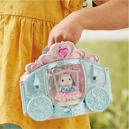Sylvanian Families SYL5054131057582 Playset de Vestir Princesa: Carruaje Real y Niña Conejo de Nieve con Atuendo