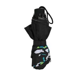 Safta Paraguas Plegable Manual 54 Cm El Niño "Green Bali" 54xx Negro Polyester 300D