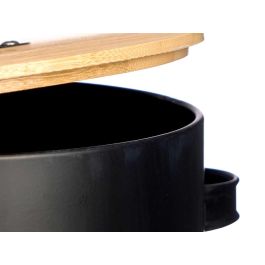 Patatero Tapa Bambu Negro Kinvara 28X22CM (4 Unidades) Patatero Tapa Bambu Negro Kinvara 28X22CM (4 Unidades)