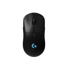 Logitech PRO Wireless Gaming Mouse, RF Wireless, Tecnología Lightspeed, Sensor HERO, Polímero de Litio (LiPo), Negro