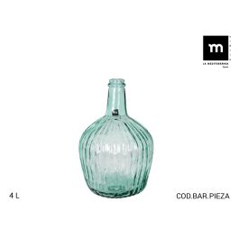 Inde Garrafa Vidrio Rayada 4 L. ø19x19x30 cm (4 Unidades) Precio: 24.50000014. SKU: S2211991