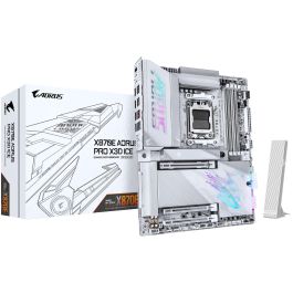 Gigabyte X870E AORUS PRO X ICE Placa Base, Chipset AMD X870E, Socket AM5, DDR5-SDRAM, ATX Precio: 456.49999967. SKU: B18VMWT7LB